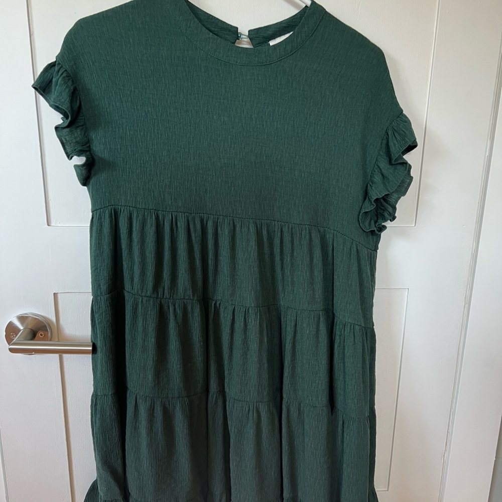 Aura forest green dress!